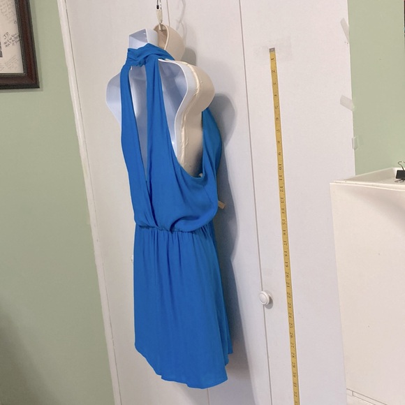 LUSH Romper Shorts Powder Blue Womens Large - Picture 5 of 9